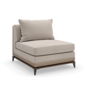 Caracole Archipelago Armless Chair – side view