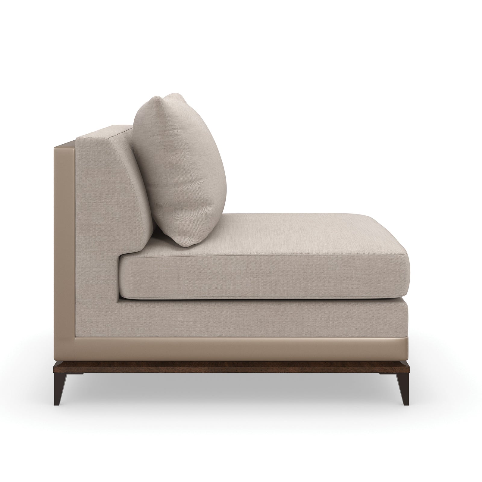 Caracole Archipelago Armless Chair – detail