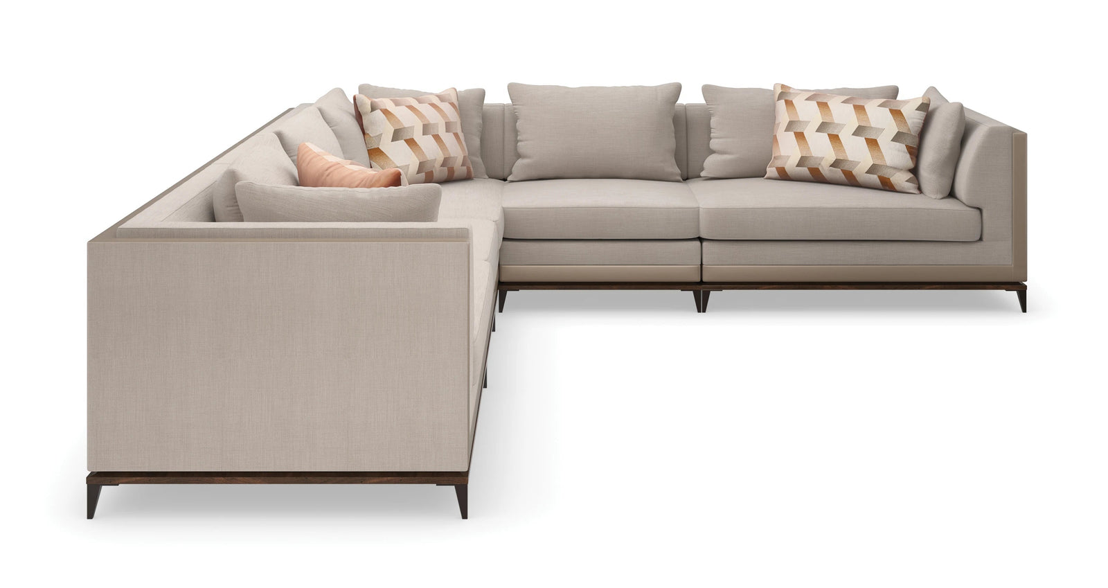 Caracole Archipelago Right-Arm Facing Loveseat – detail
