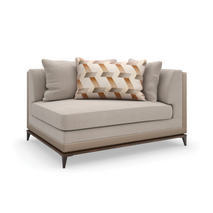 Caracole Archipelago Right-Arm Facing Loveseat – top view