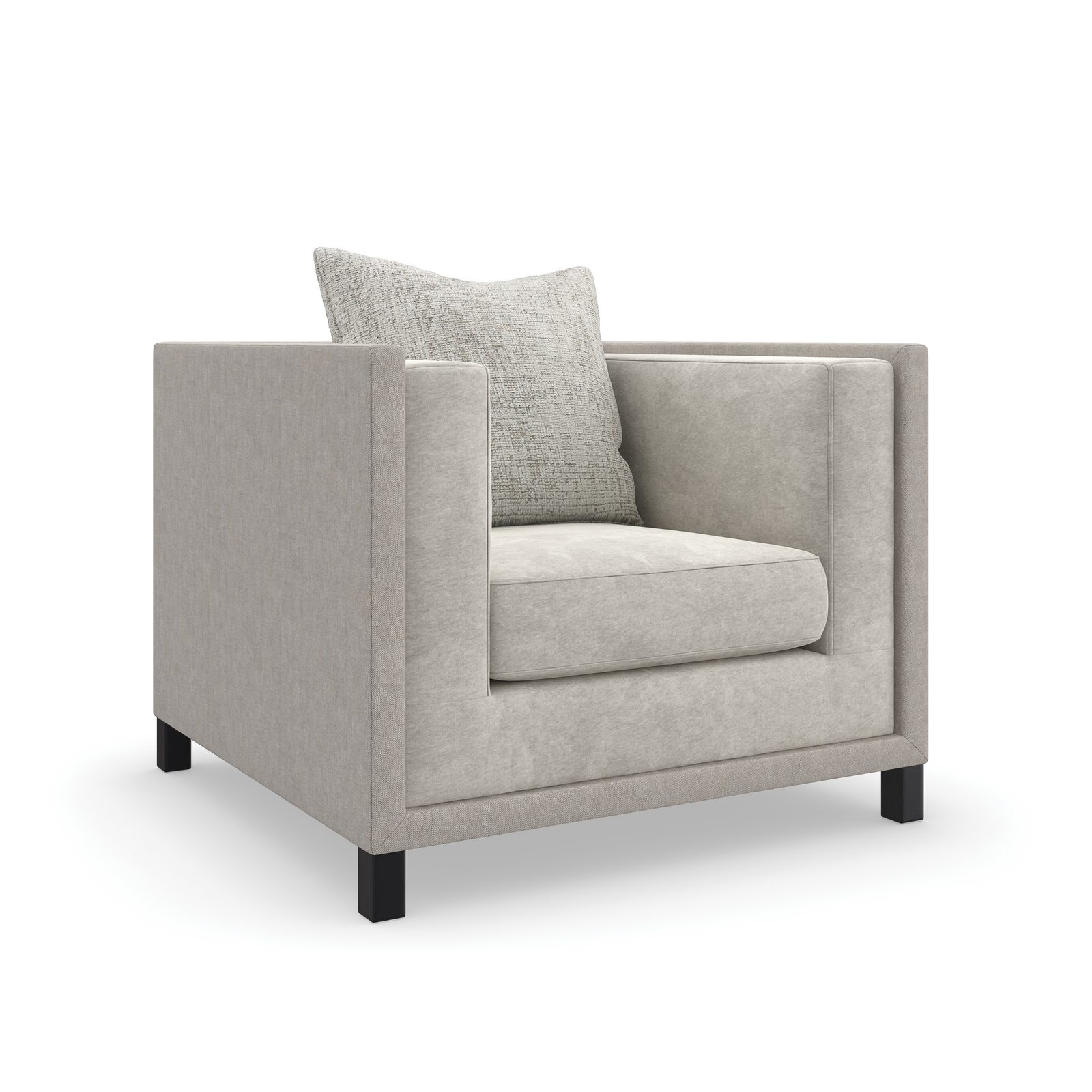 Caracole Tuxedo Accent Chair – room setting