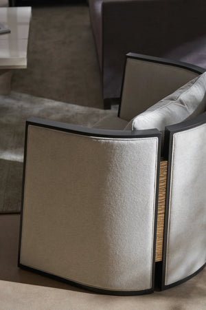 Caracole Cut Away Accent Chair – room setting