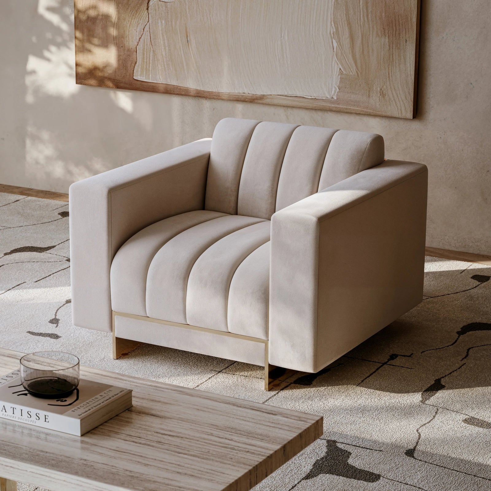 Caracole Well Balanced Accent Chair – room setting