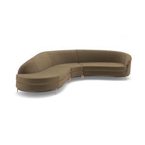 Caracole Three's Company Sectional – angle view