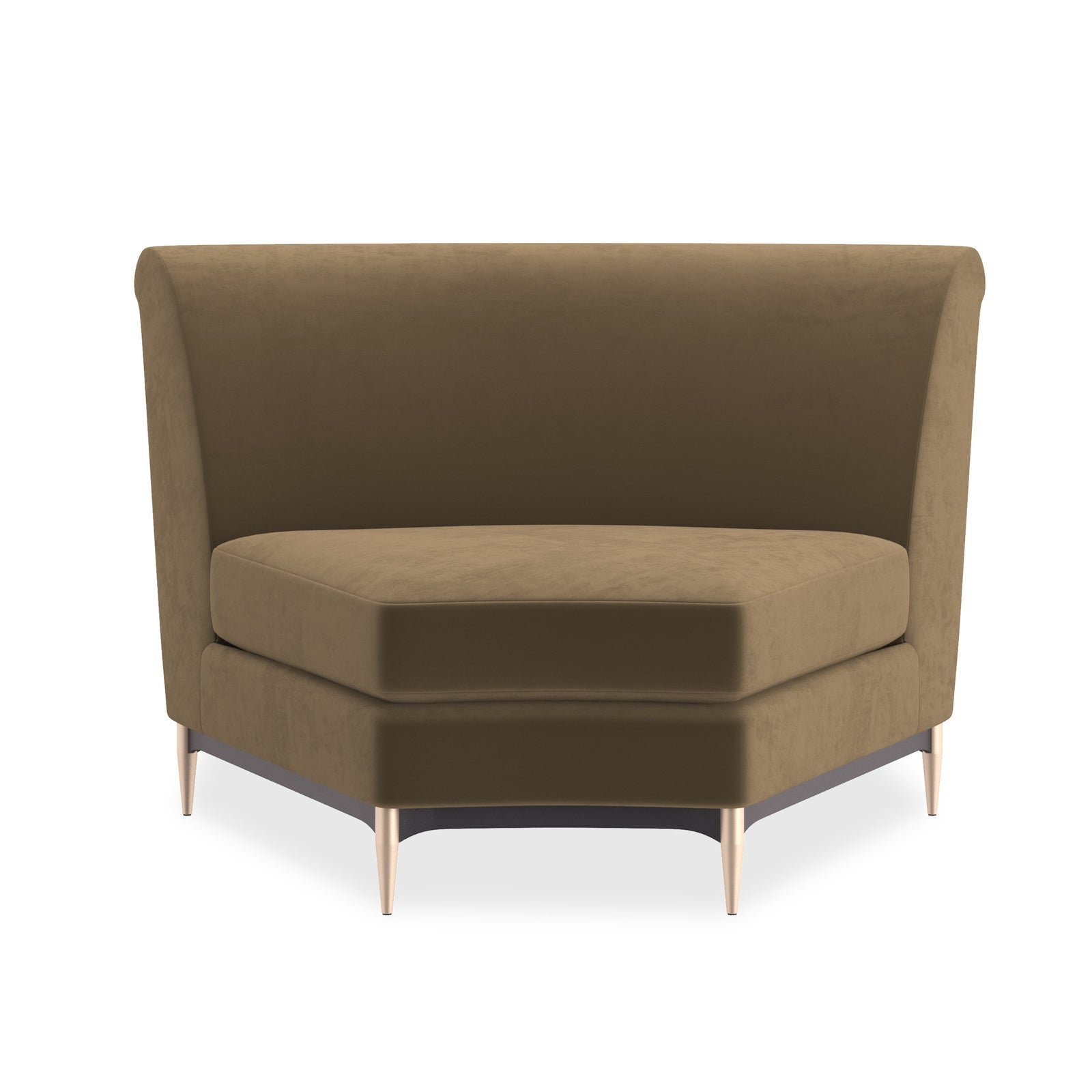 Caracole Three's Company Sectional Components – front view