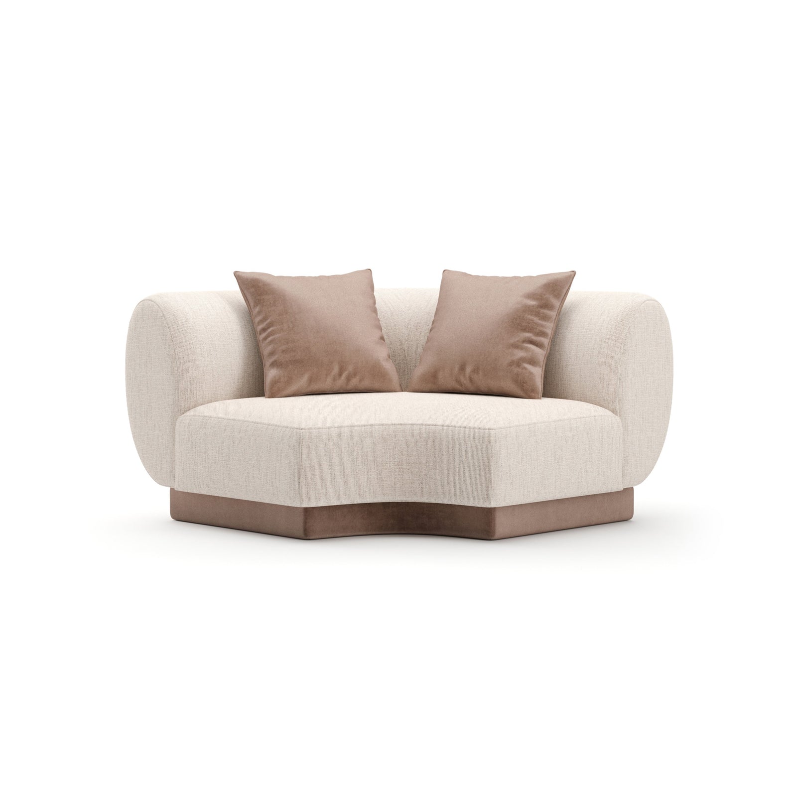 Caracole Seta Sectional Components – front view