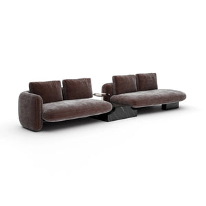 Caracole Overlap Sectional – side view