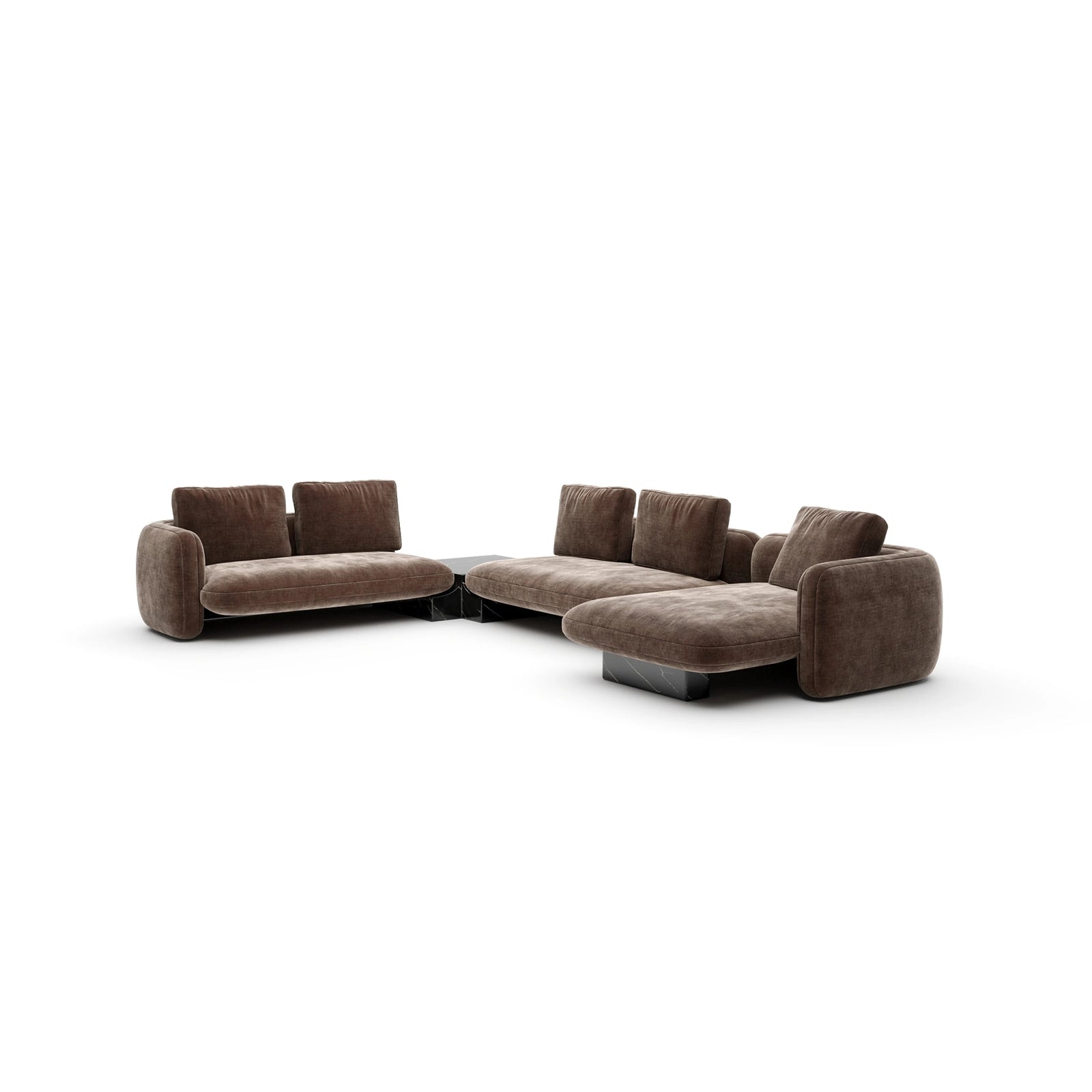 Caracole Overlap Sectional – view 56