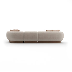 Caracole Seta Sectional – room setting