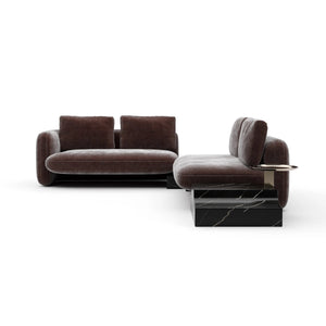 Caracole Overlap Sectional – front view