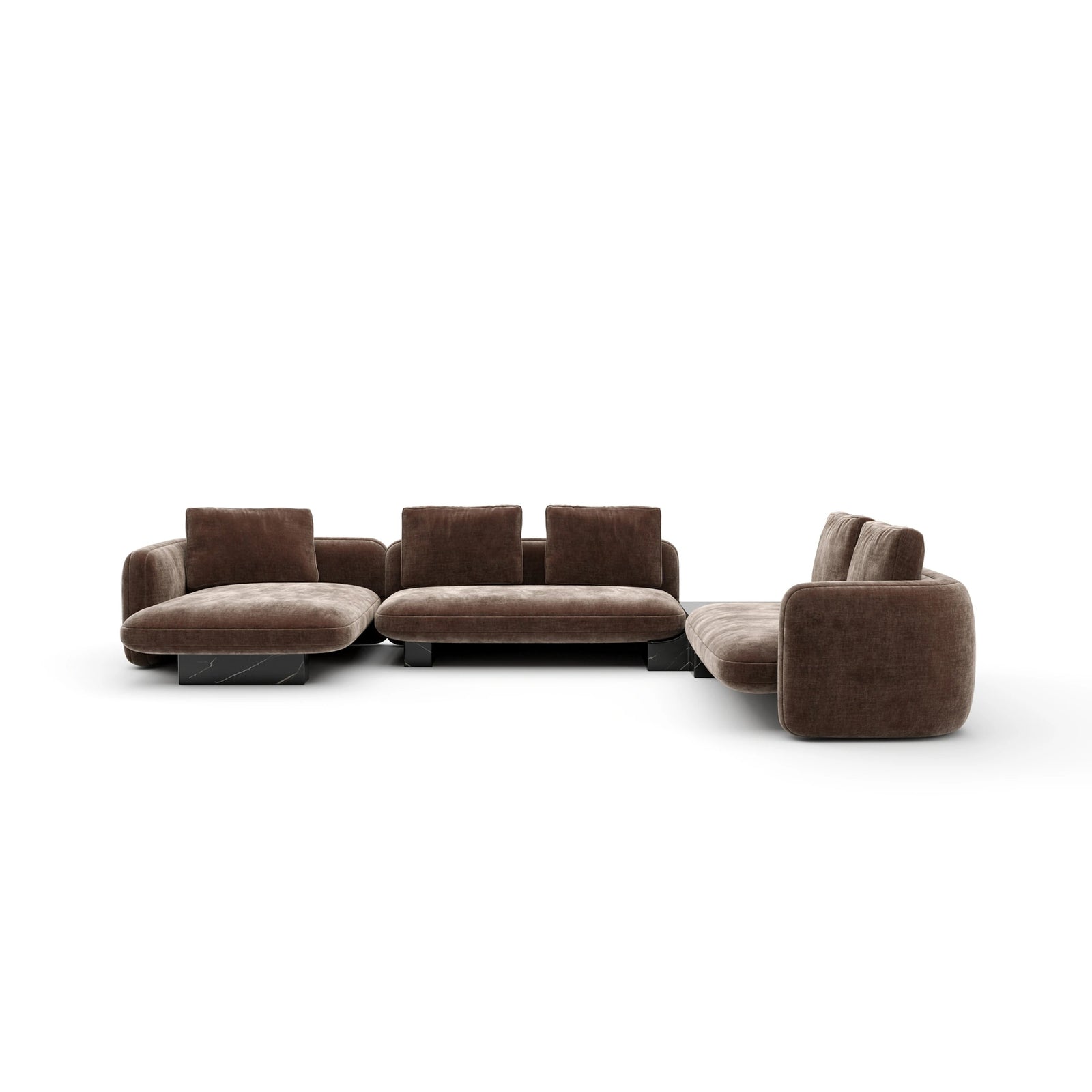 Caracole Overlap Sectional – front view