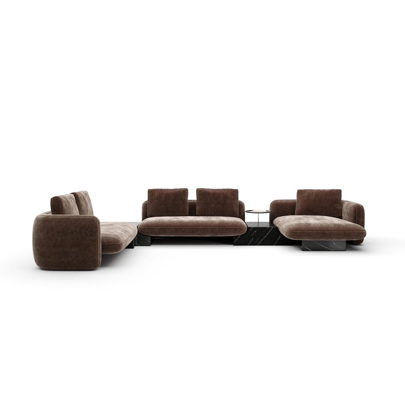 Caracole Overlap Sectional – front view
