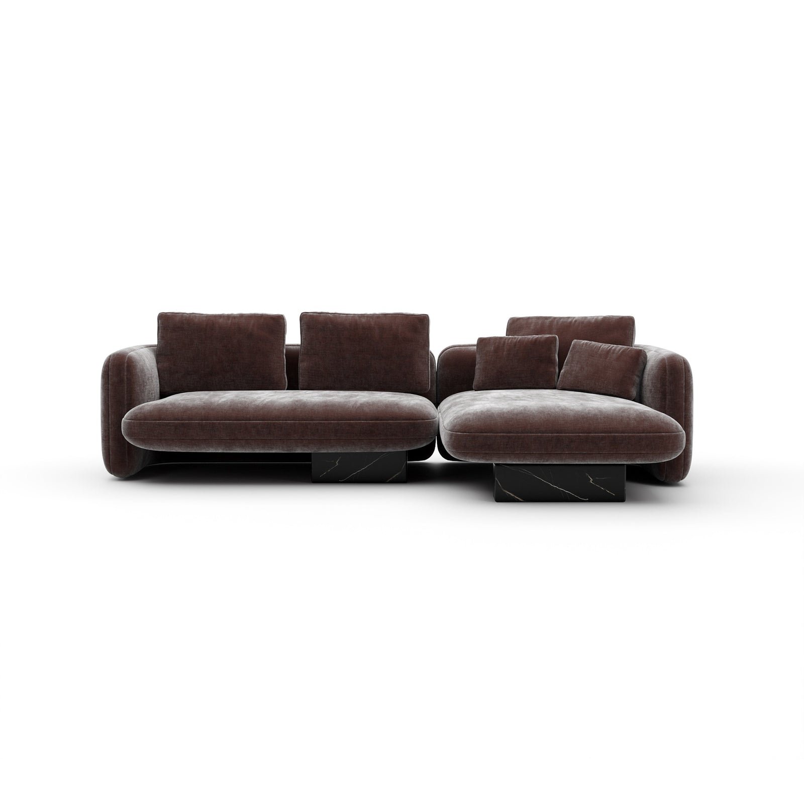 Caracole Overlap Sectional – front view