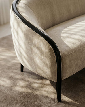 Caracole Petit Sofa – angle view