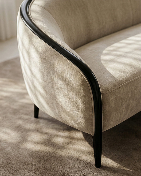 Caracole Petit Sofa – angle view