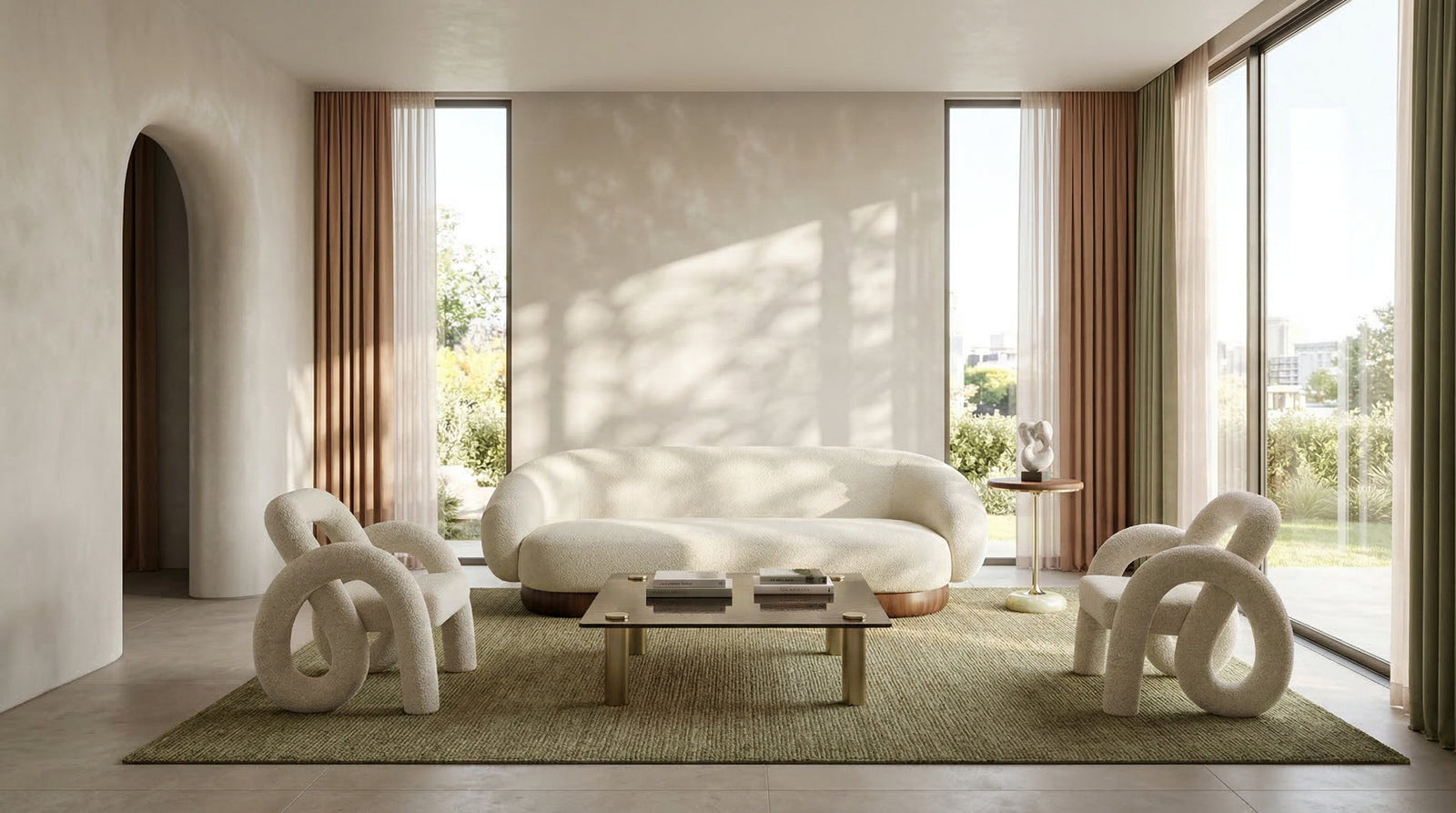 Caracole Smoosh 84 Sofa – side view