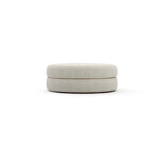 Caracole Smoosh Cocktail Ottoman – side view