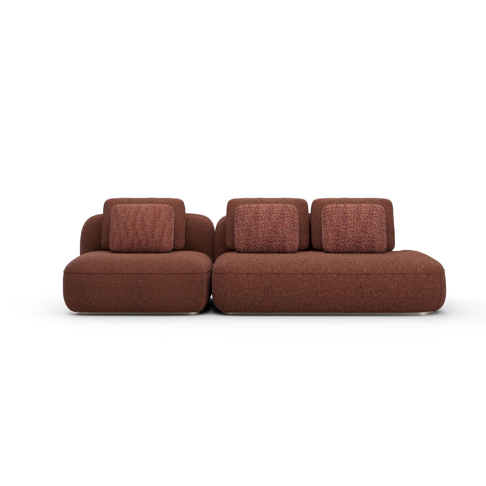 Caracole Sasso 2-Piece Small Sofa Saffron – front view