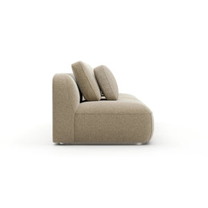 Caracole Sasso 2-Piece Small Sofa Oatmeal – side view