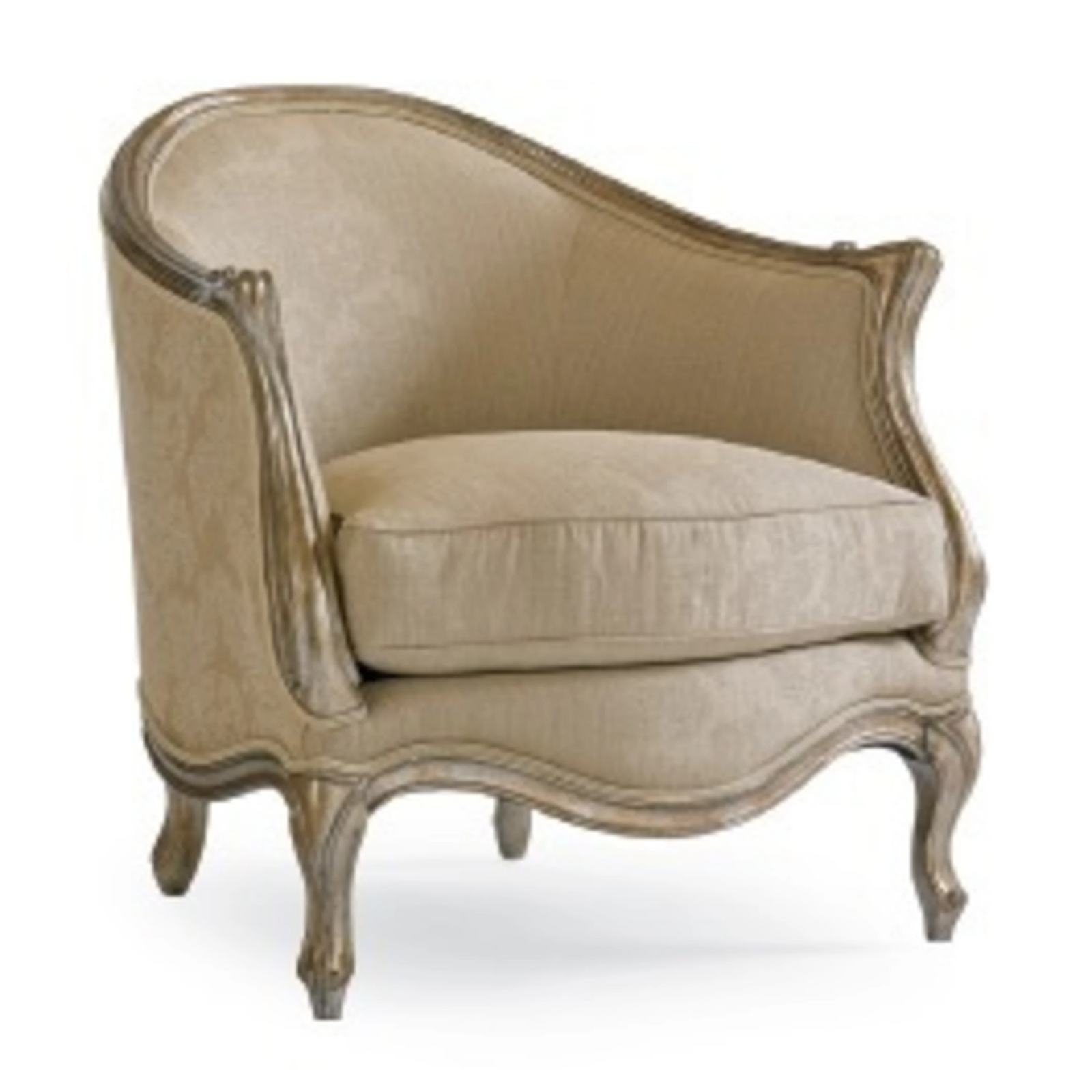Caracole Le Chaise Accent Chair – angle view