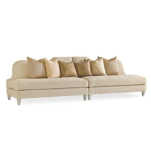 Caracole Ooh-La-La Left Arm Sofa – front view