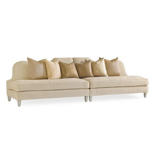 Caracole Ooh-La-La Left Arm Sofa – angle view
