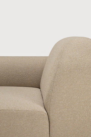 Bulky Modular Sofa Set - 2x 1 Seater + Corner + End Seater + Footstool - Ethnicraft