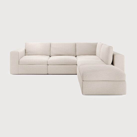 Mellow Modular Sofa Set - 2x 1 Seater + End Seater + Lounger - Ethnicraft