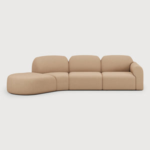 Bulky Modular Sofa Set - 45 Degree Round Corner - Ethnicraft