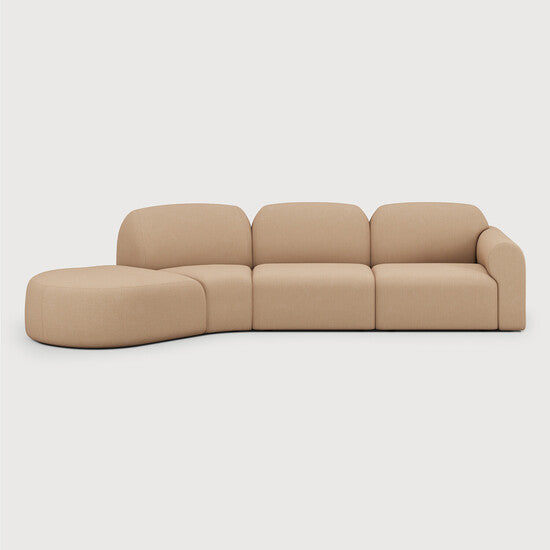 Bulky Modular Sofa Set - 45 Degree Round Corner - Ethnicraft