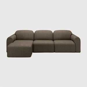 Bulky Modular Sofa Set - 1 Seater + 2x End Seater + Footstool - Ethnicraft