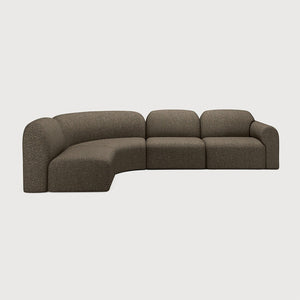 Bulky Modular Sofa Set - 2x 1 Seater + Corner + End Seater - Ethnicraft