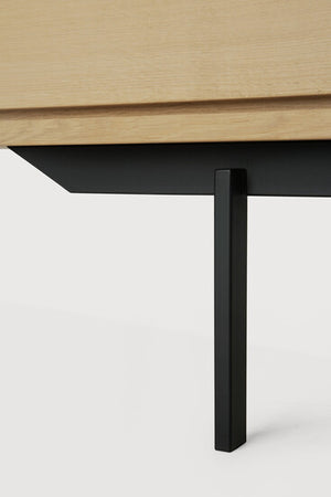 Shadow Sideboard - Black Metal Legs - Ethnicraft