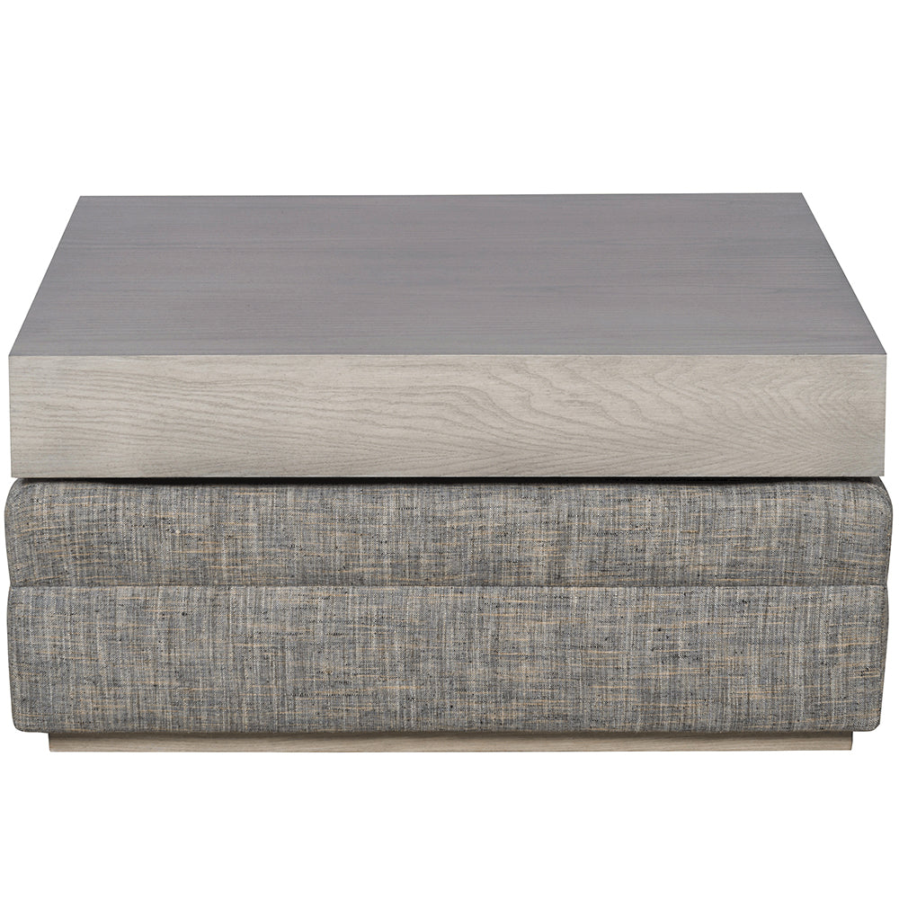 Boyden Ottoman with Wood Top