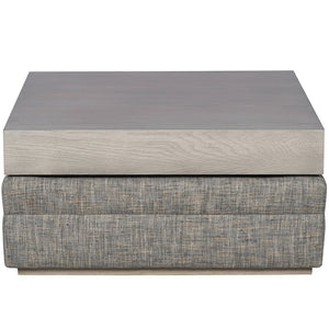 Boyden Ottoman with Wood Top
