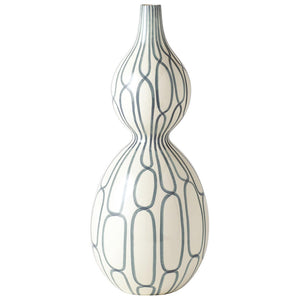 Linking Trellis Double Bulb Vase