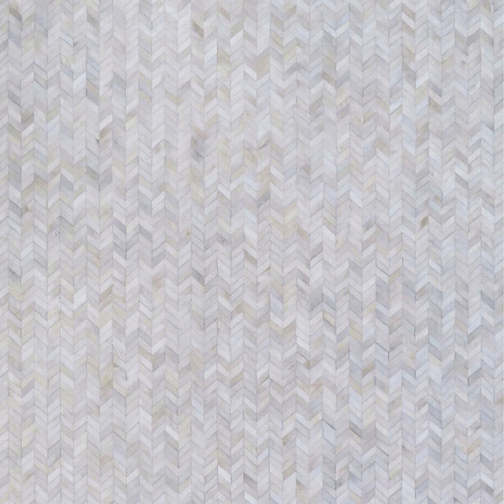 Mosaic Ivory Leather Hide