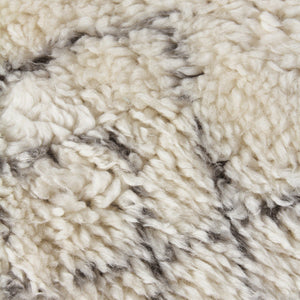 Moroccan 2561 Ivory & Charcoal New Zealand Wool