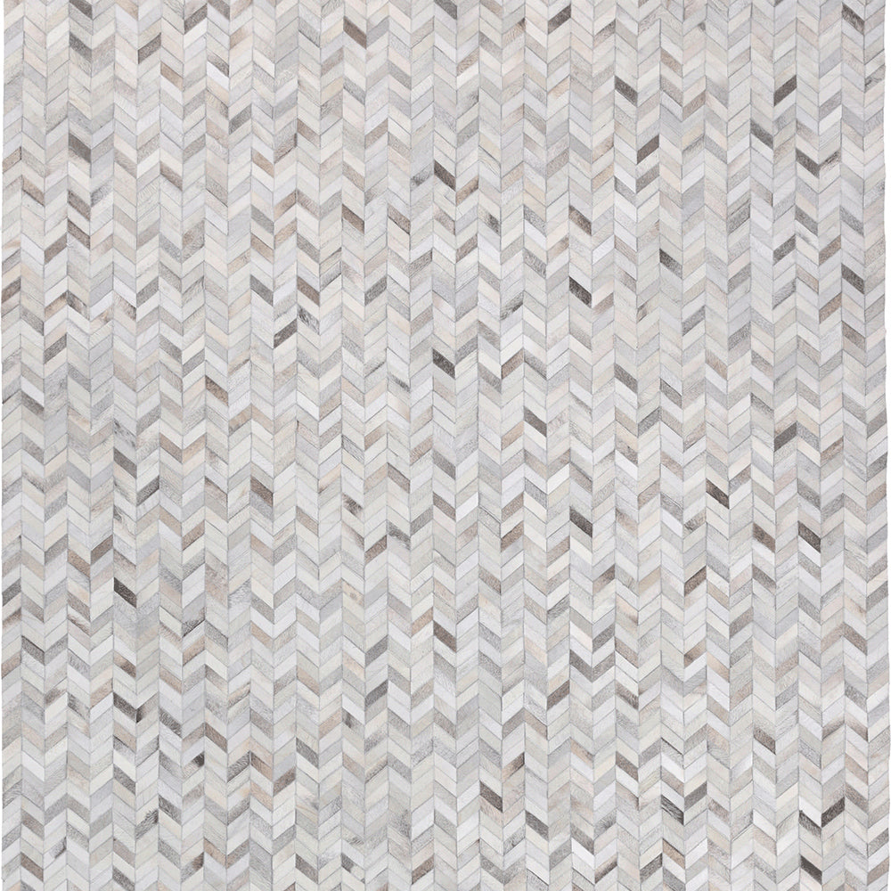 Mosaic Silver Leather Hide