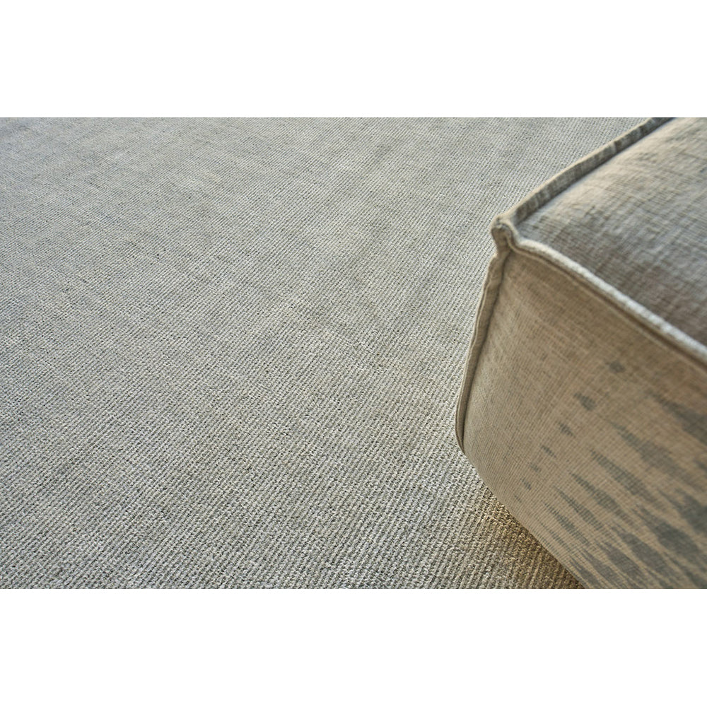 Duo White & Gray Wool & Bamboo Silk