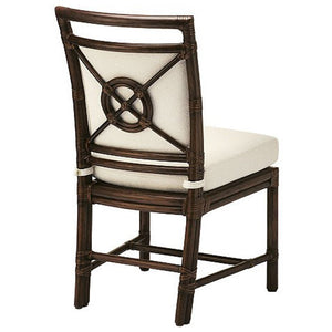Rattan Target(R) Side Chair, (Upholstered Back)